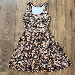 BlackMilk Bees Reversible Skater Dress RARE museum piece S